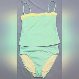 NWOT Ralph Lauren Women's 2 Pc Tankini Swimsuit Sz 14 NWOT